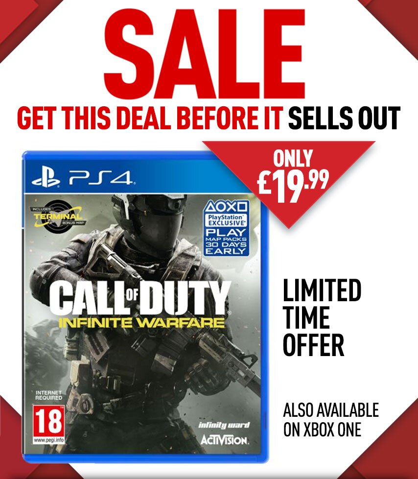 Call of Duty: Infinite Warfare - Only £19.99 - Save Now >