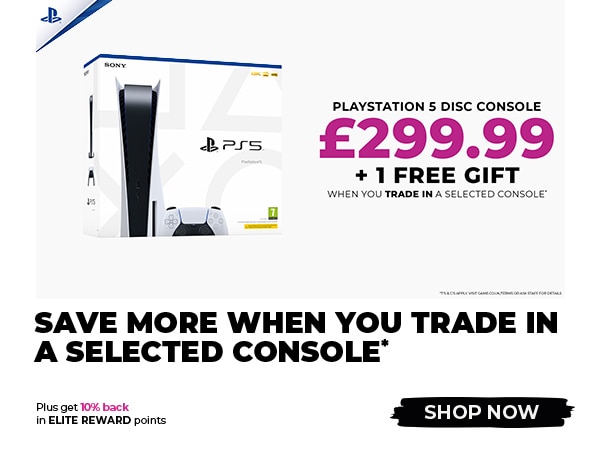 PS5 £299.99 when you trade in